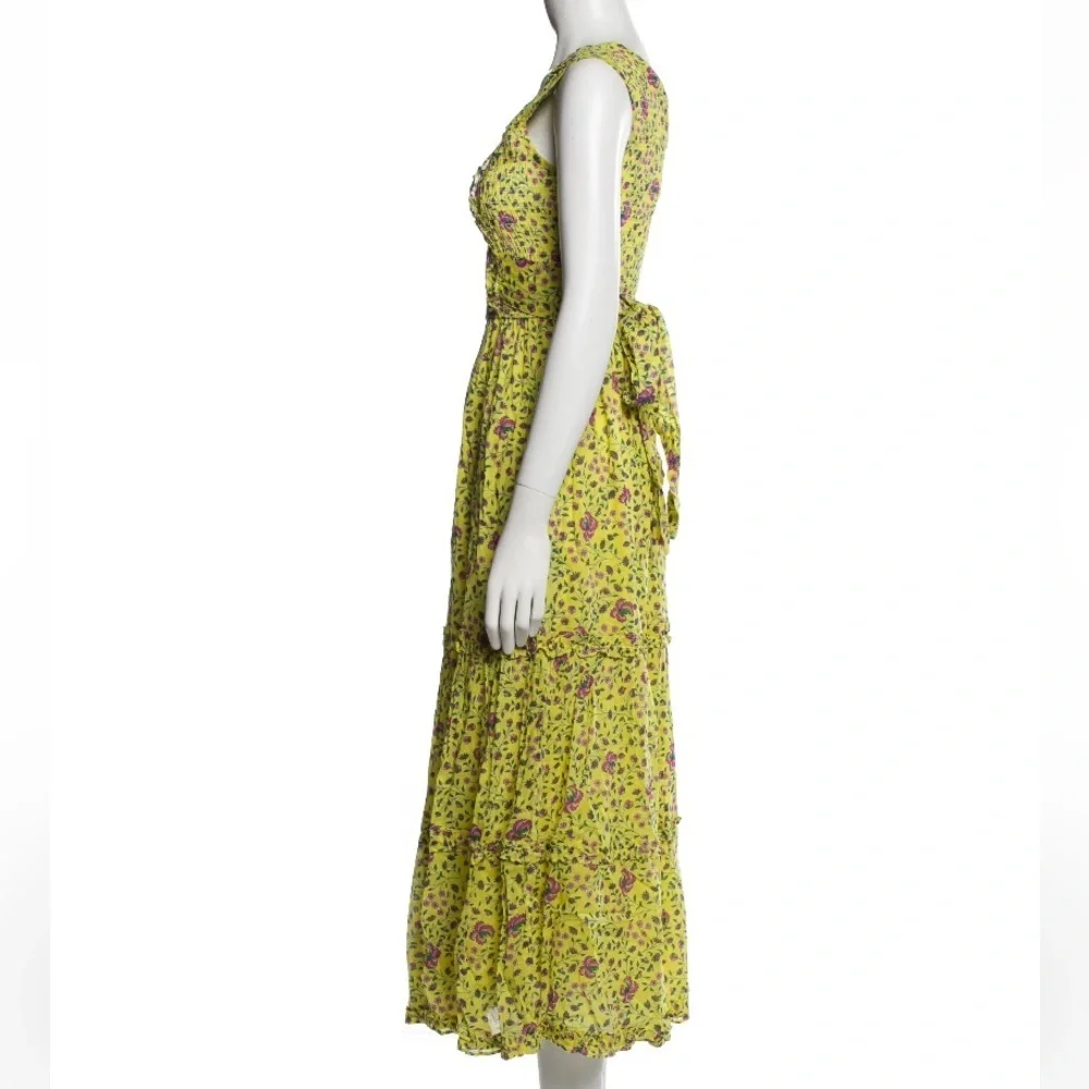 Banjanan Iris Maxi Dress In Floral Honey Small NWT